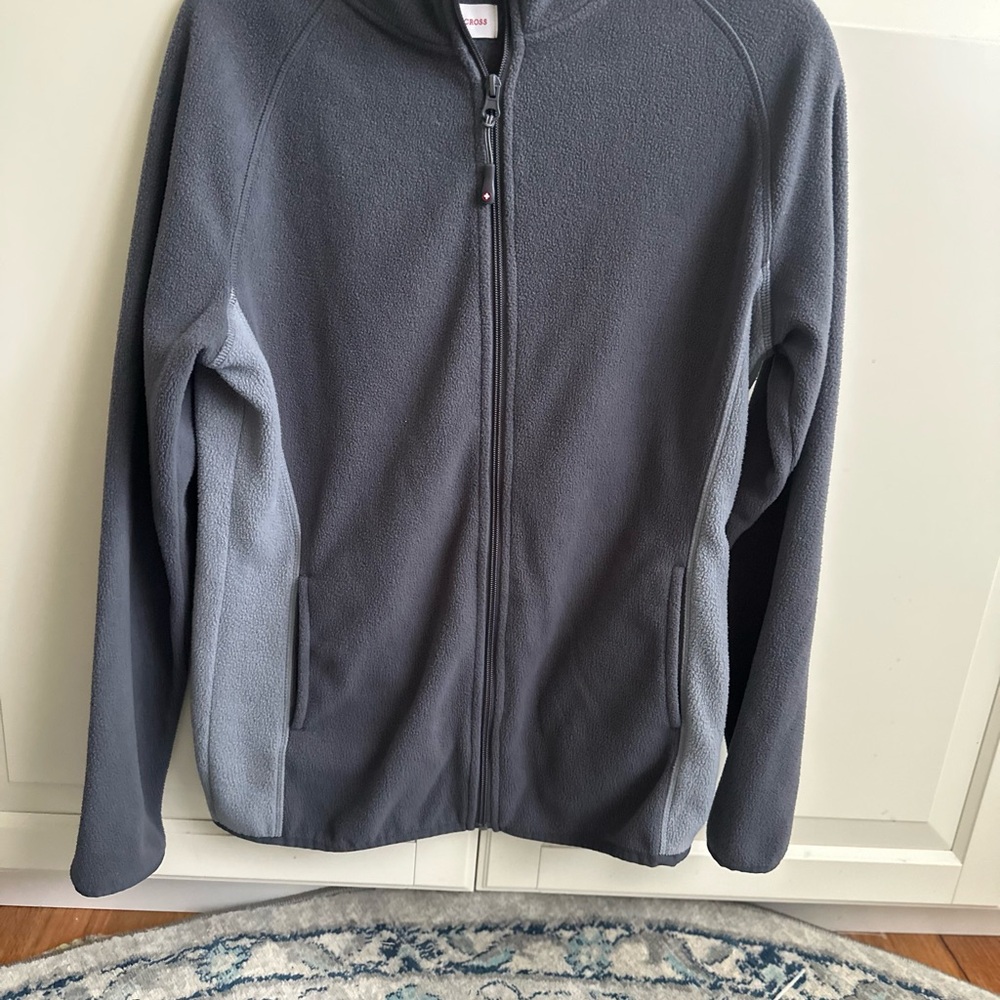 Gray medical fleece